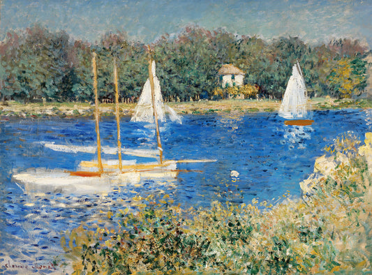 The Basin at Argenteuil by Monet